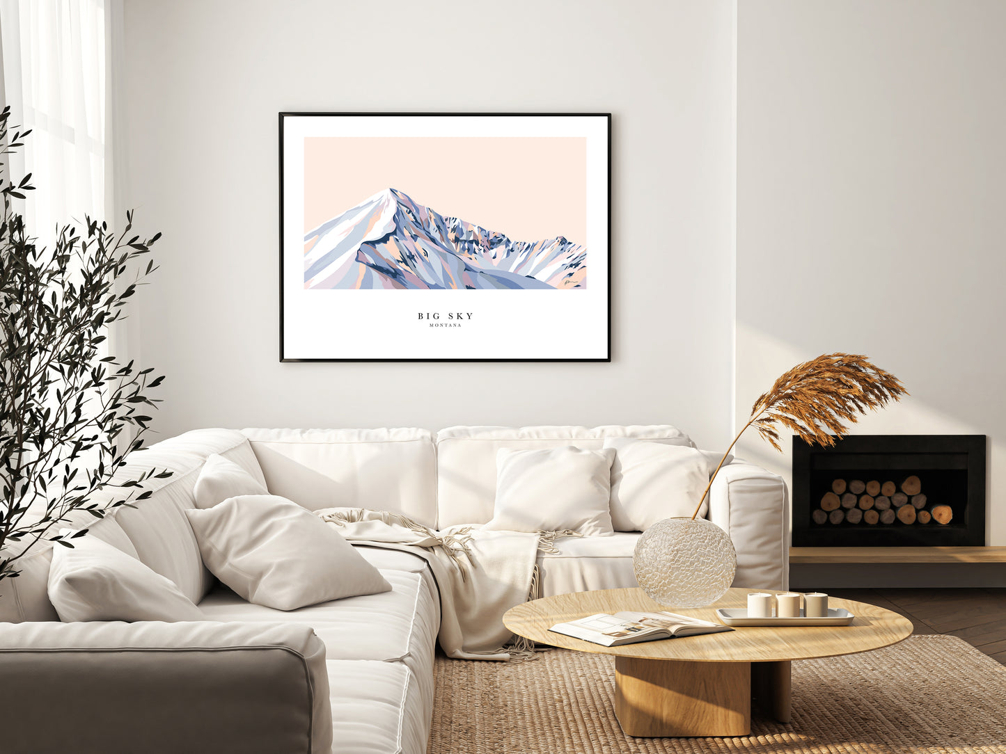 big sky montana art print