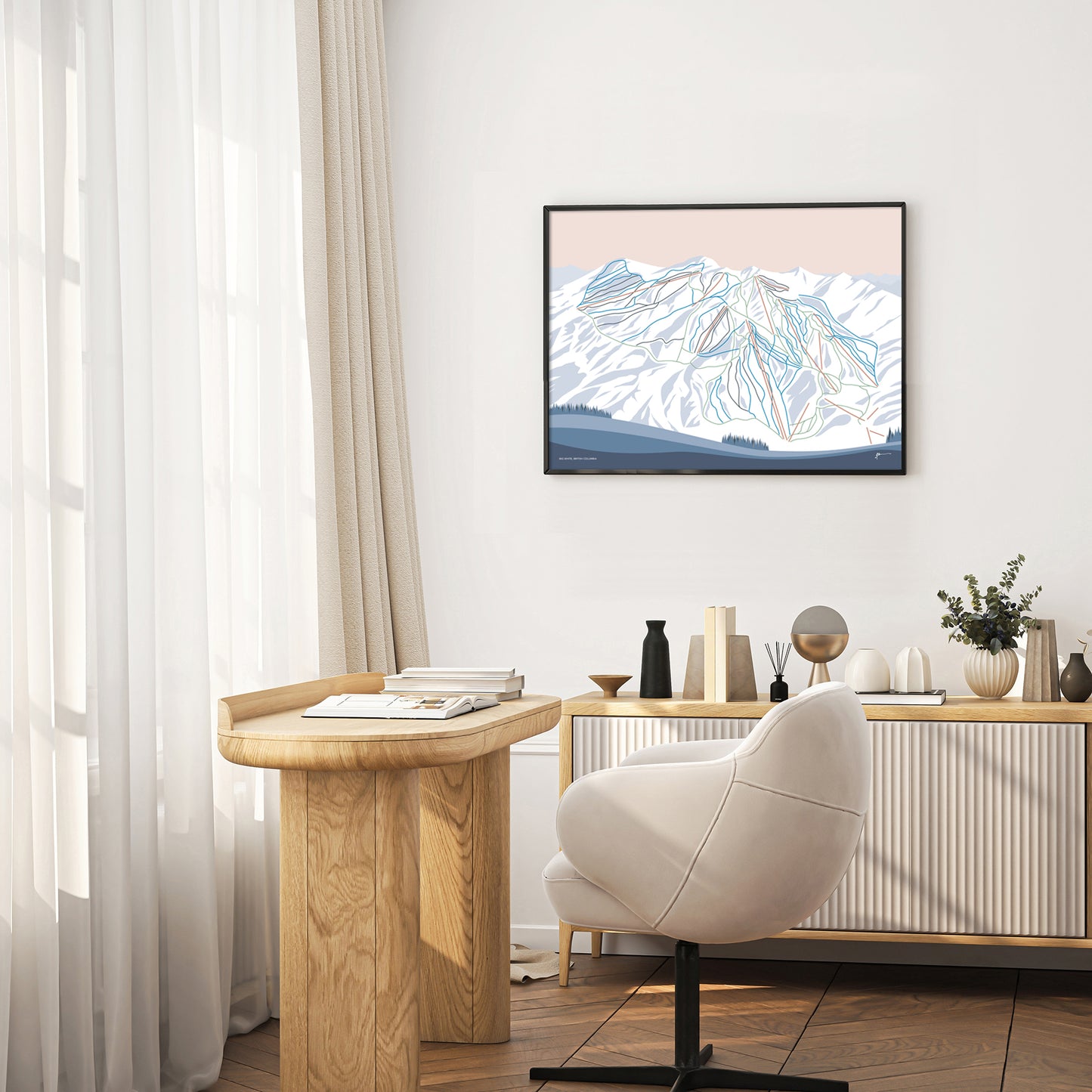 big white mountain art