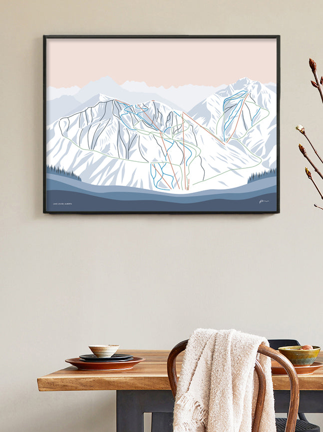 lake louise ski art