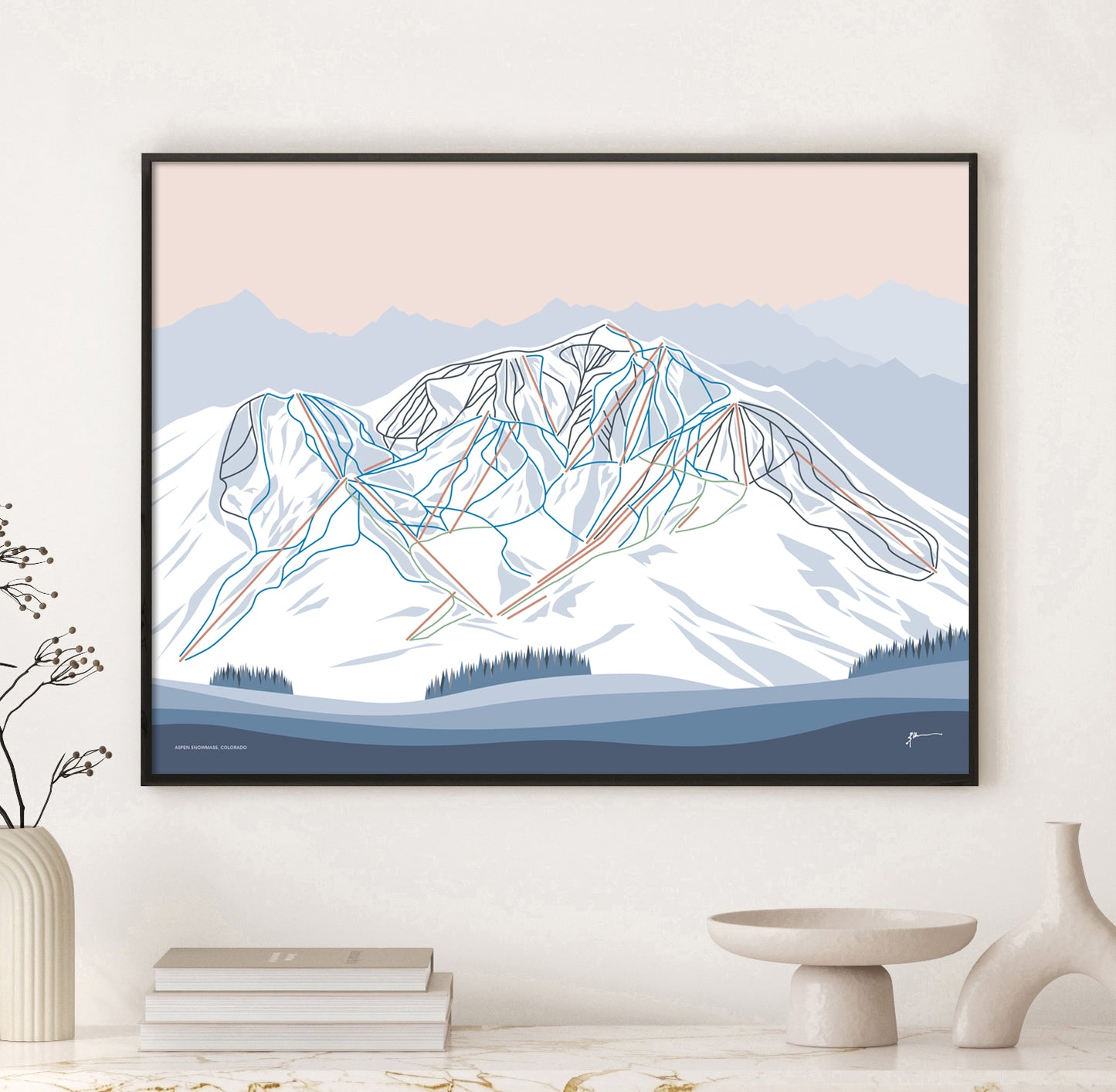 aspen art print
