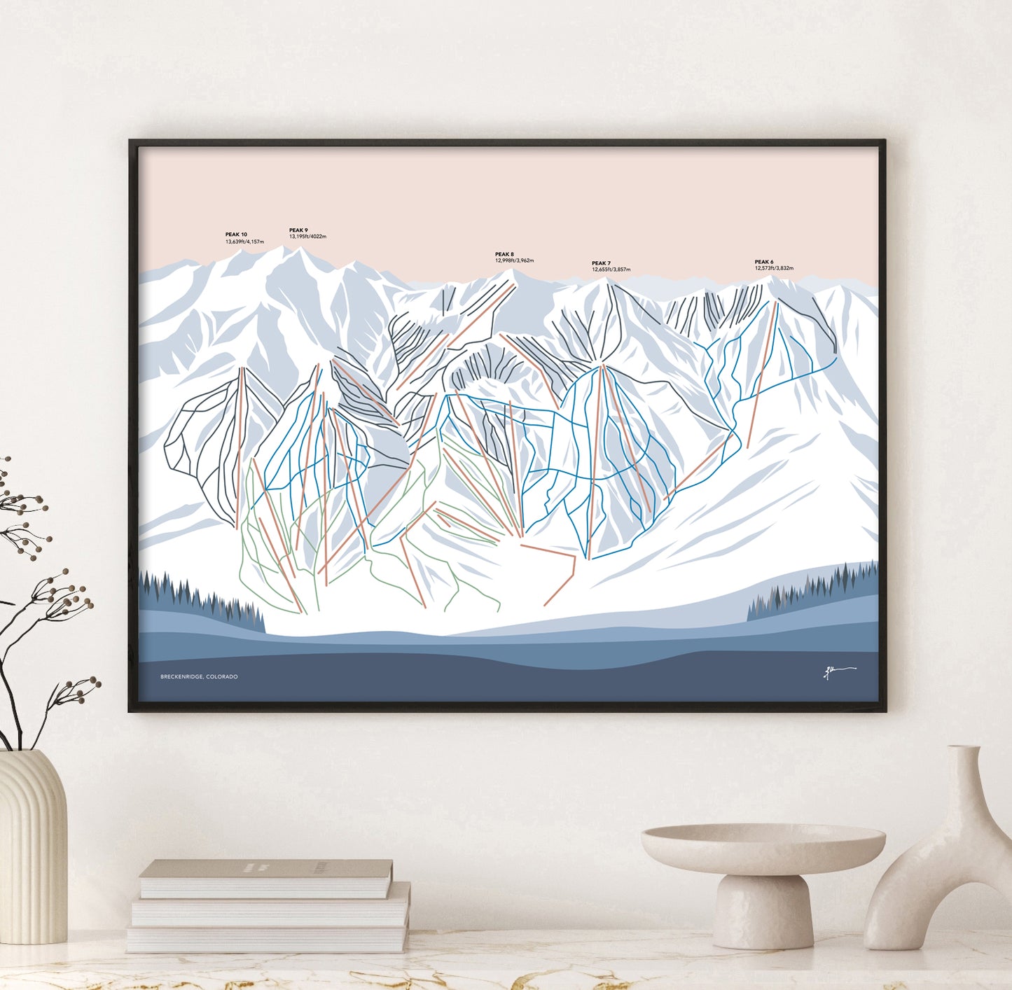 breckenridge trail poster
