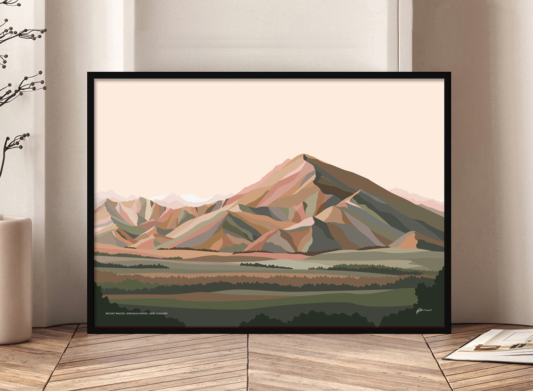 WHOLESALE - Mt Maude Art Print (2 colourways)