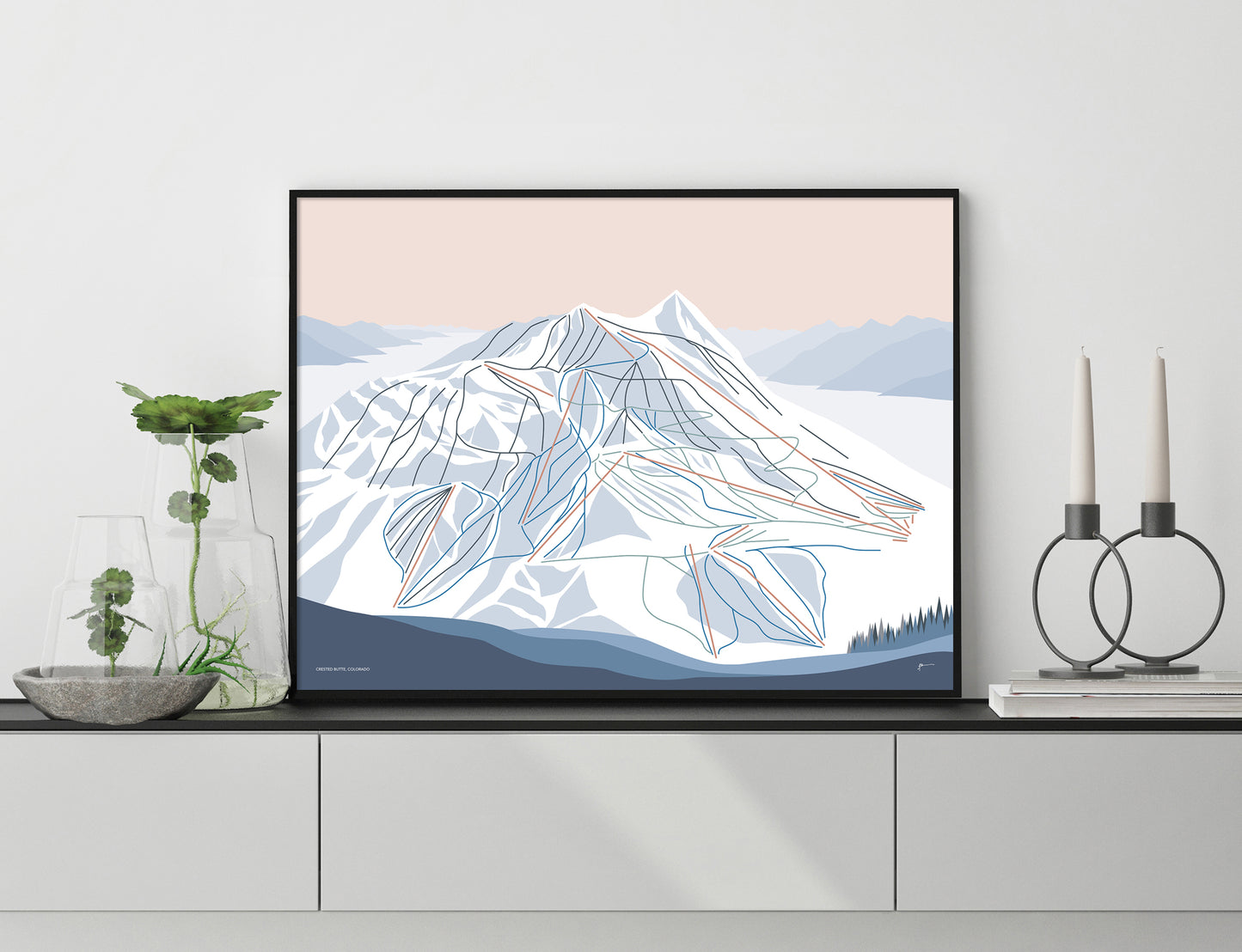 crested butte wall art