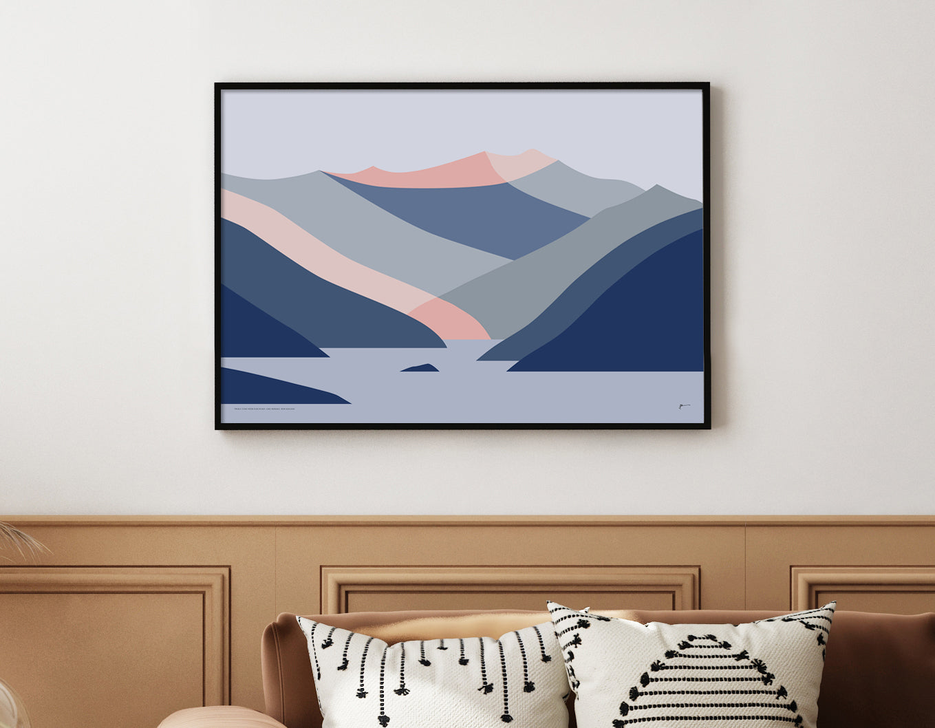 wanaka mountain art print