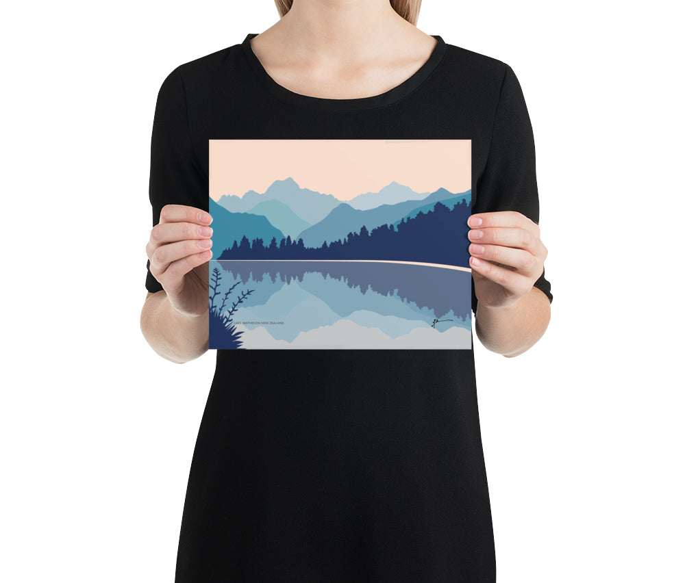 lake matheson 8x10