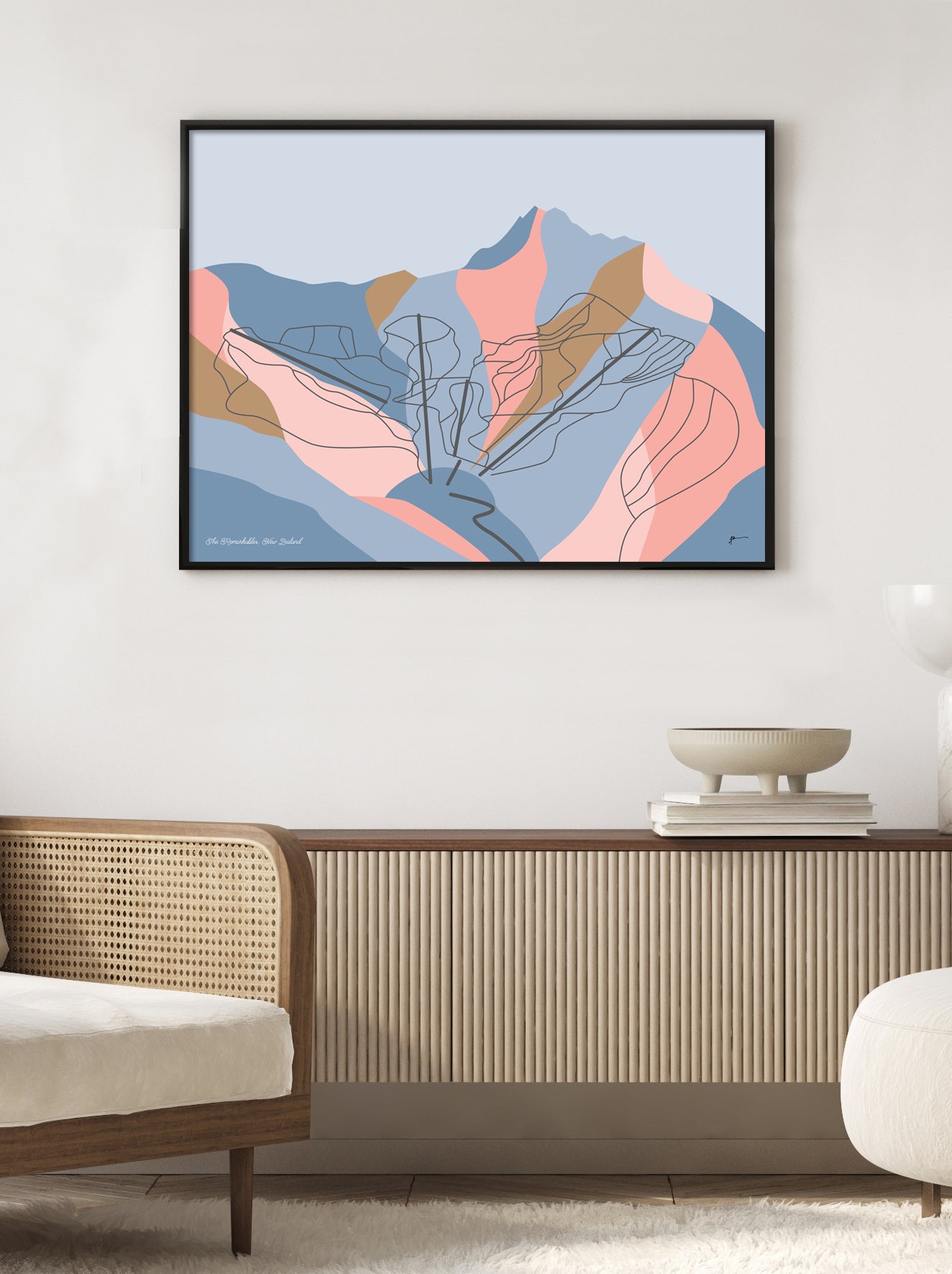 modern mountain art