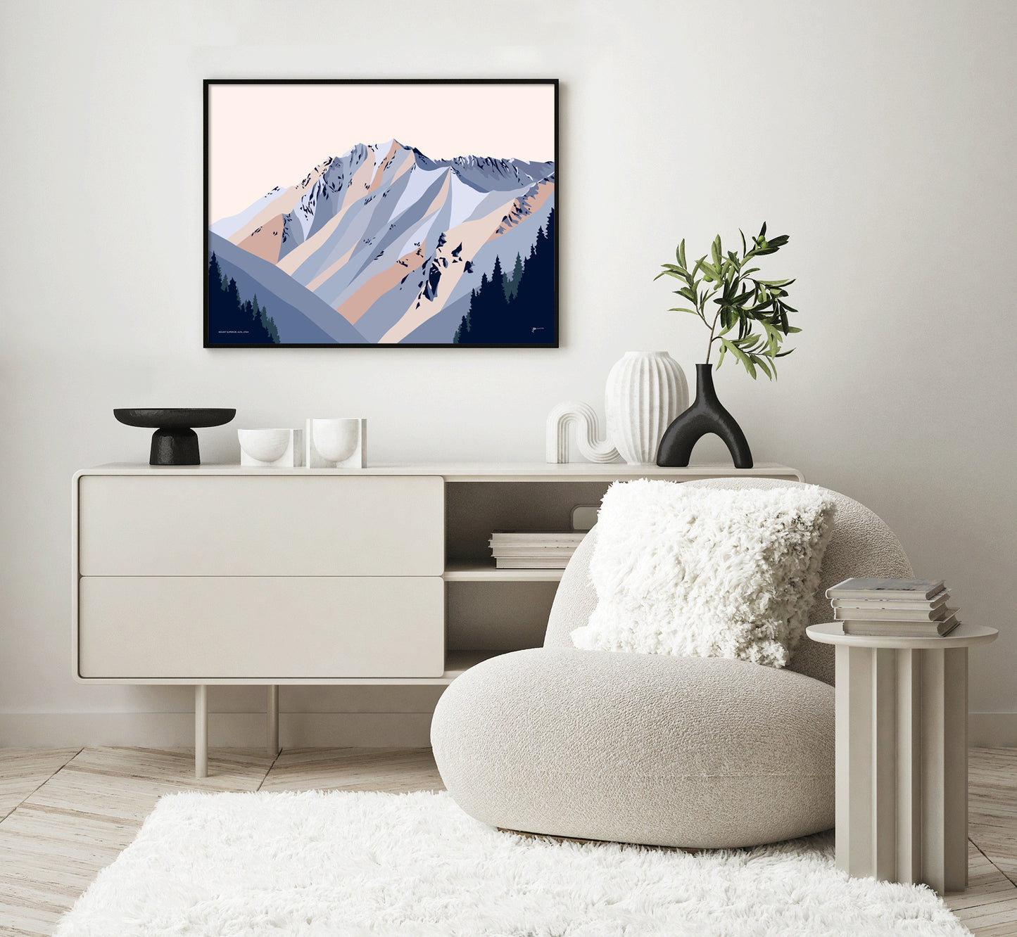 modern mountain art