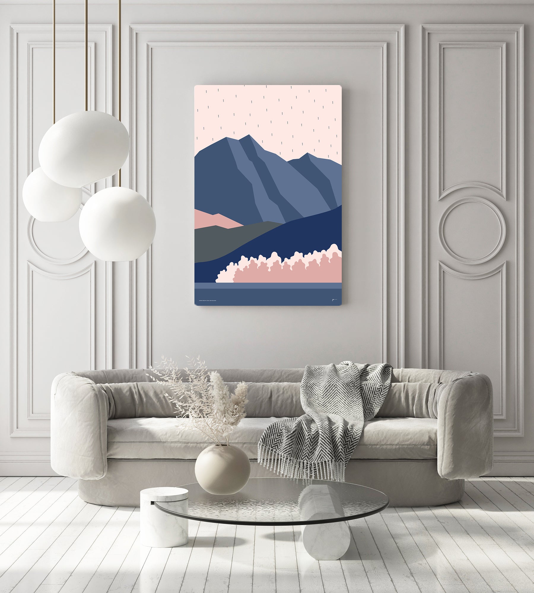 new zealand mt cook art gift