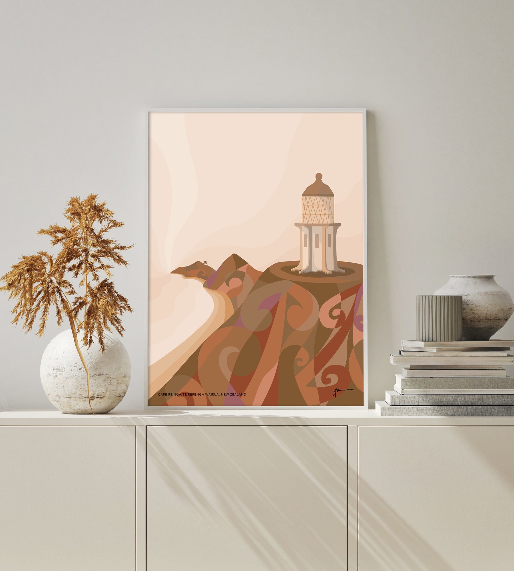 cape reinga modern art print