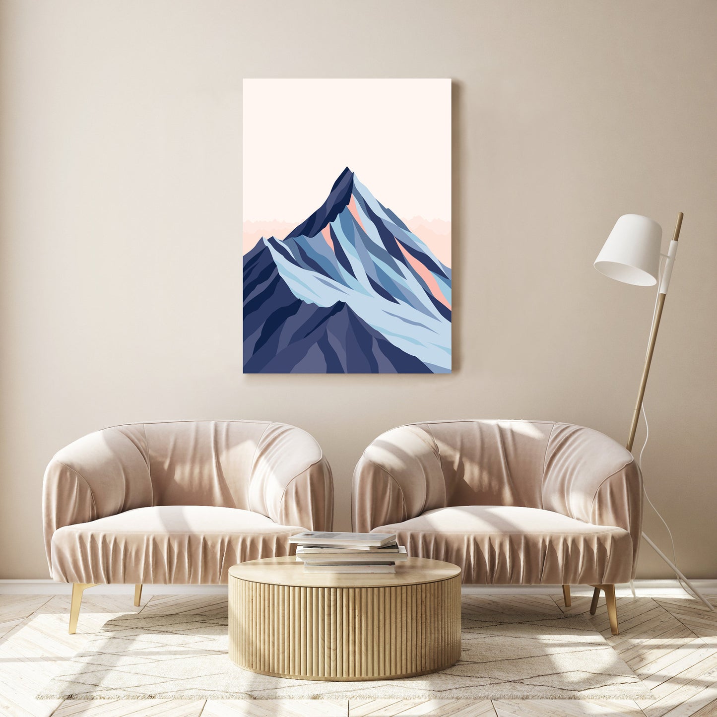 beautiful mountain wall art canvas