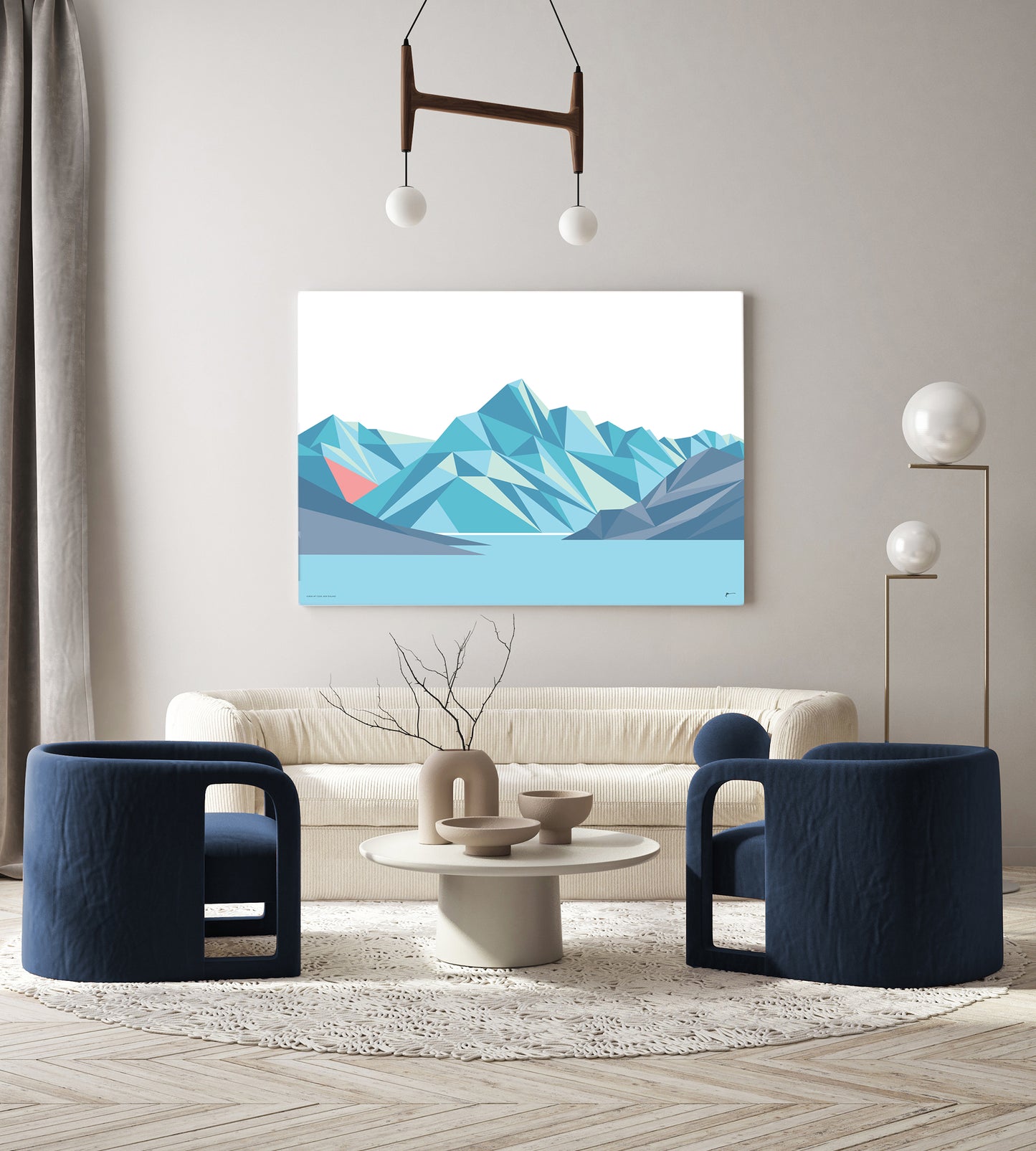 mt cook art print