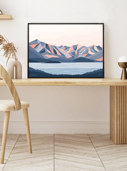 wanaka nz art print bridget hall