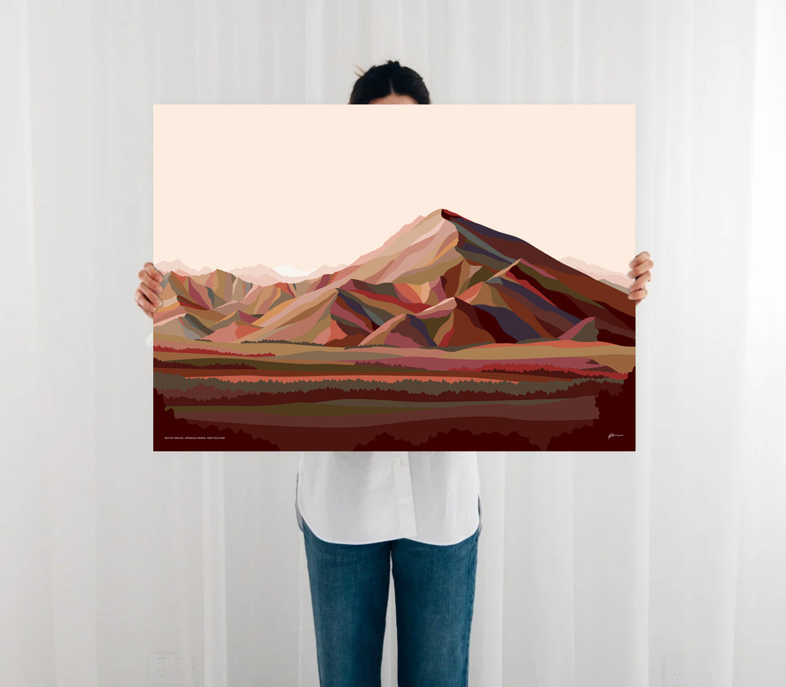 WHOLESALE - Mt Maude Art Print (2 colourways)