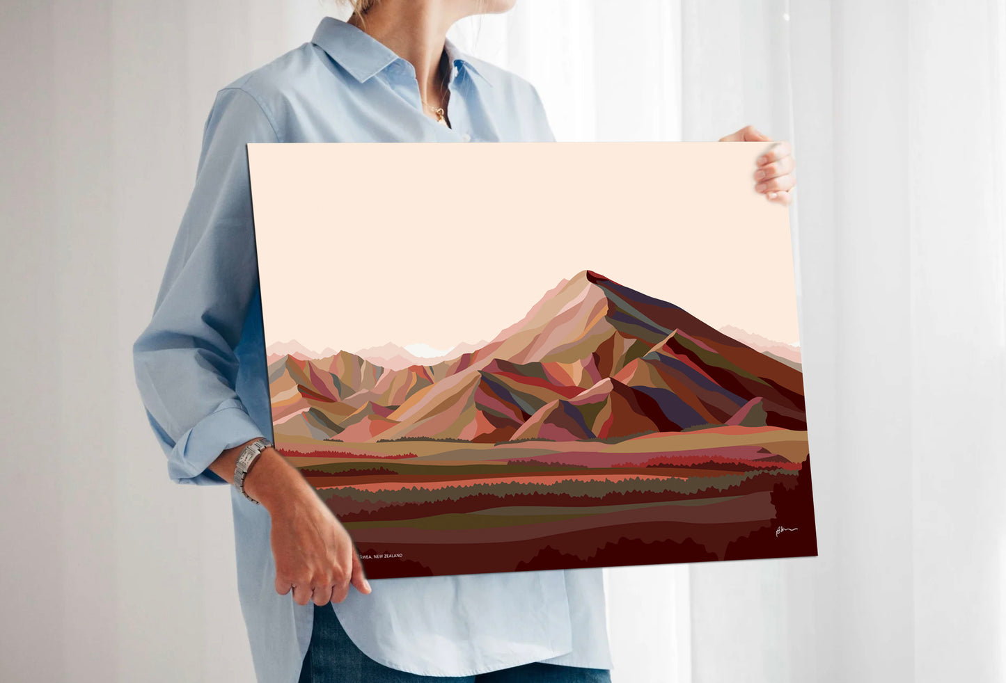 WHOLESALE - Mt Maude Art Print (2 colourways)