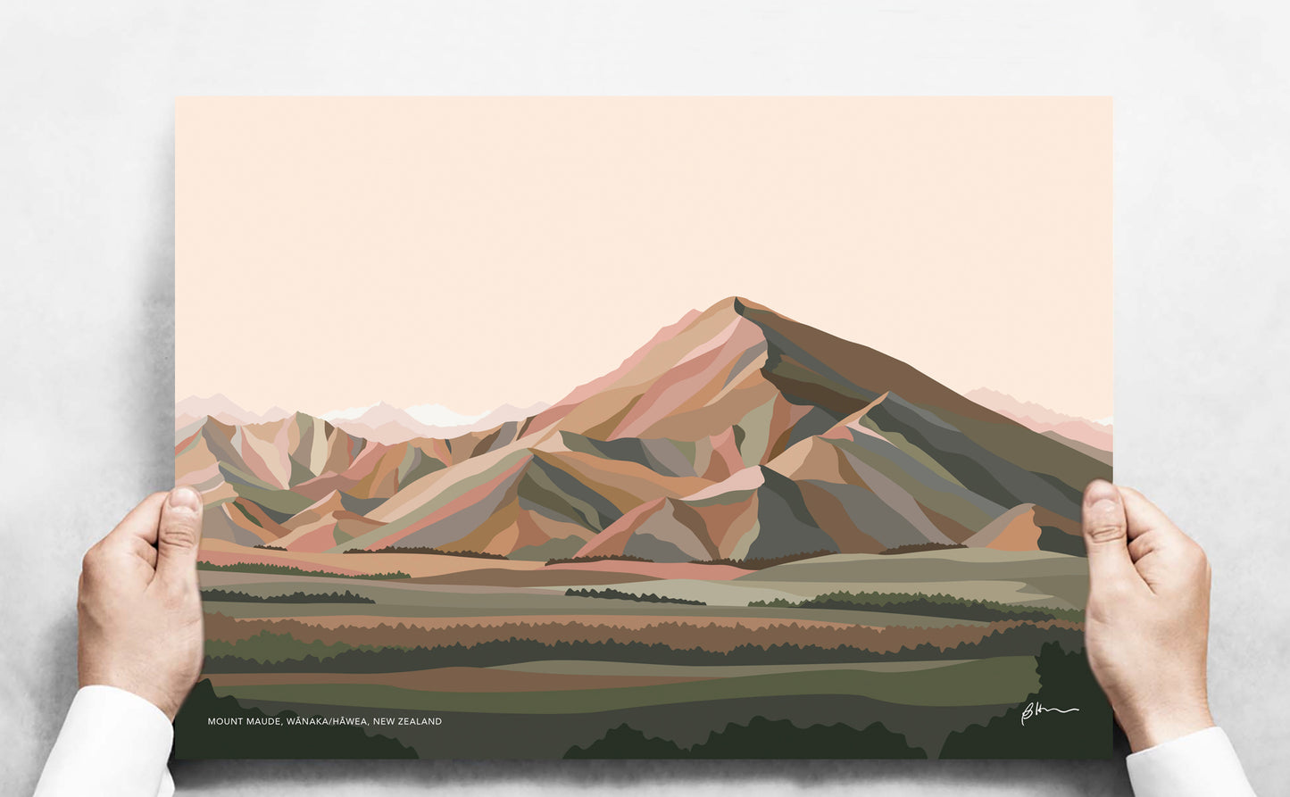WHOLESALE - Mt Maude Art Print (2 colourways)