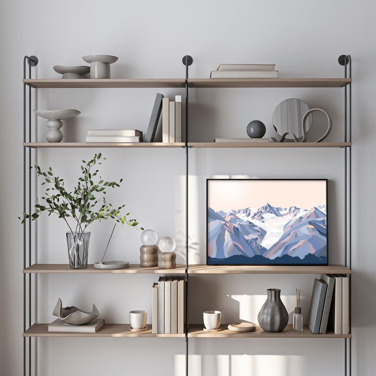 FOX GLACIER, West Coast, New Zealand Art Print