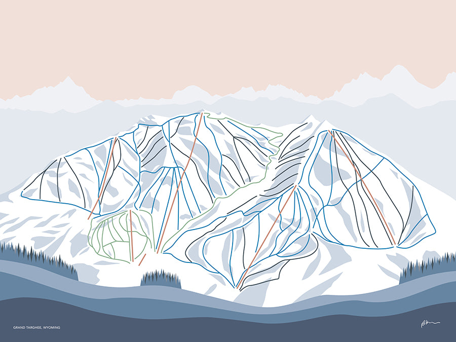 grand targhee trail map