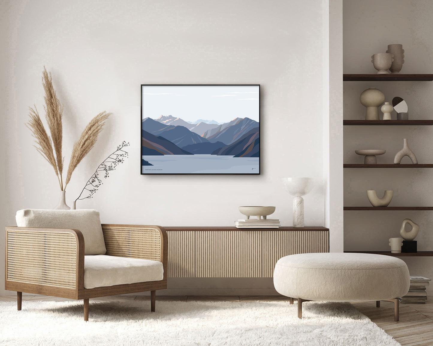 lake wanaka art print