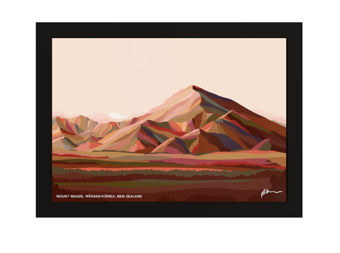 WHOLESALE - Mt Maude Art Print (2 colourways)
