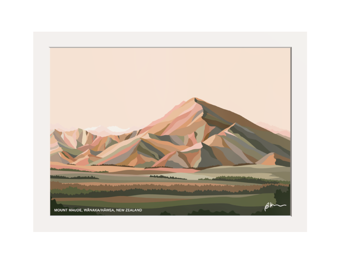 WHOLESALE - Mt Maude Art Print (2 colourways)