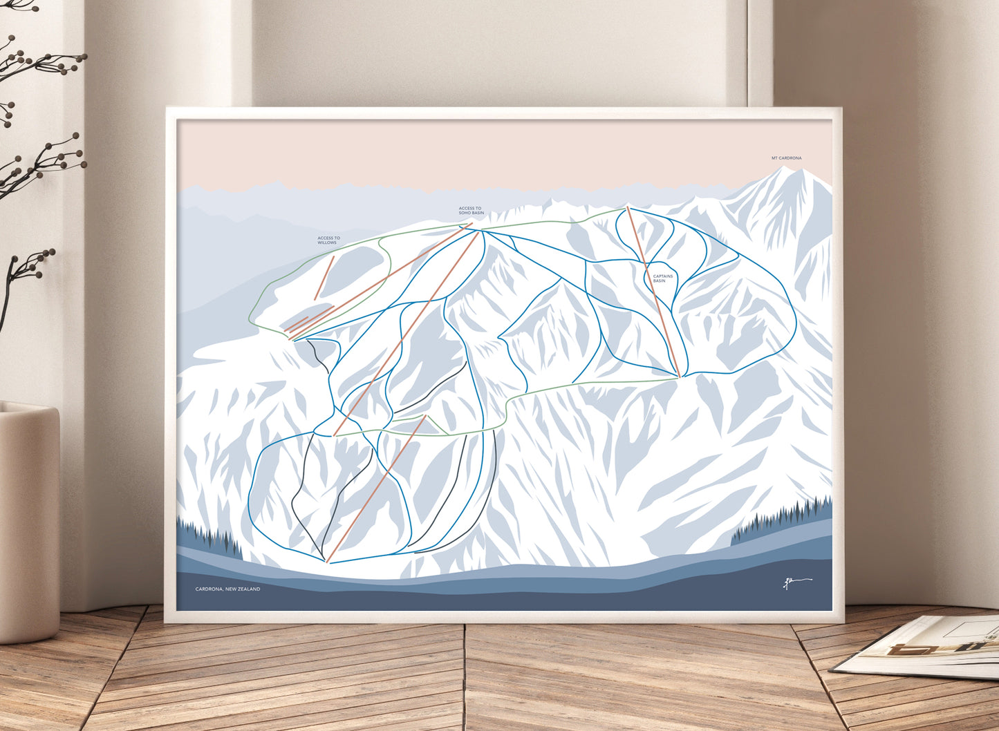 ski cardrona art