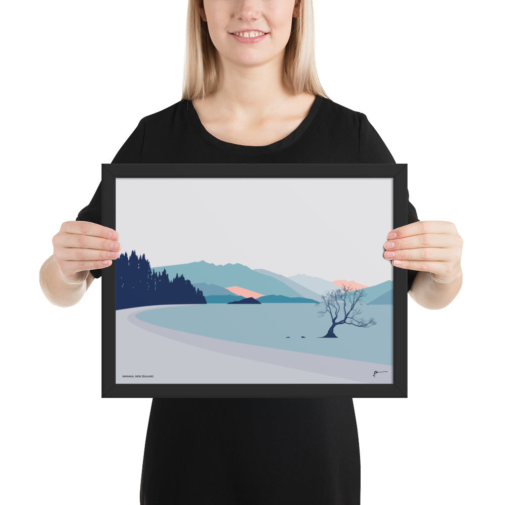 That Wanaka Tree New Zealand Art Print