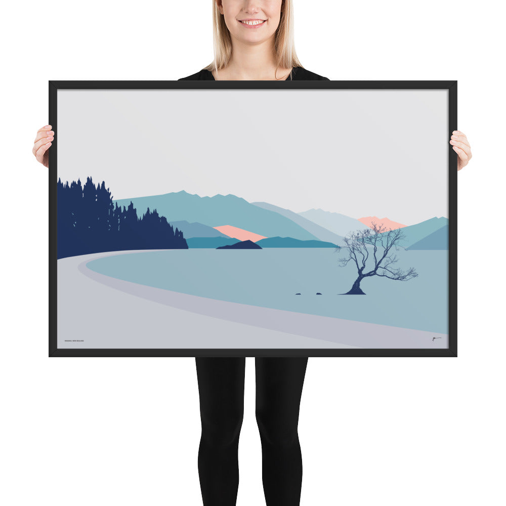 That Wanaka Tree New Zealand Art Print