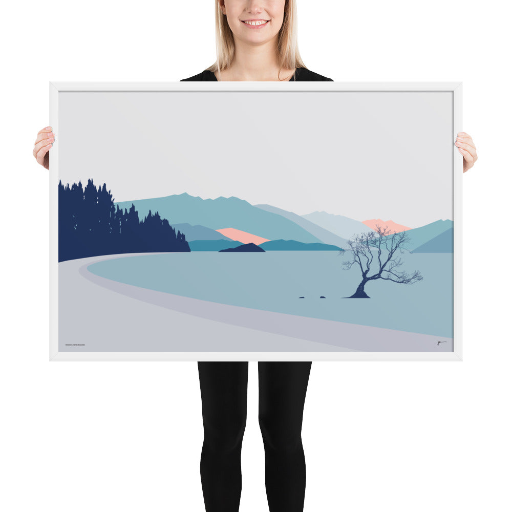 That Wanaka Tree New Zealand Art Print