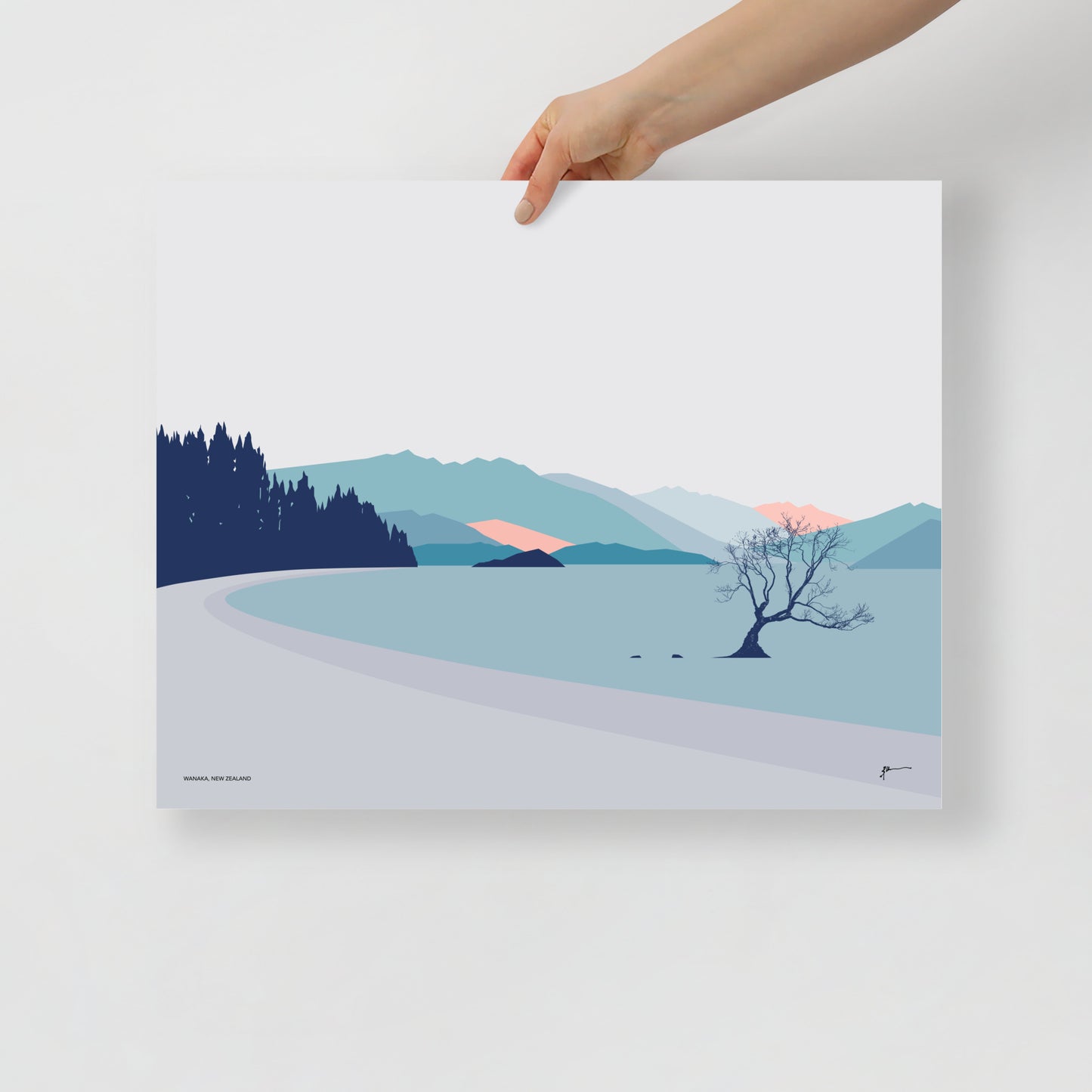 That Wanaka Tree New Zealand Art Print