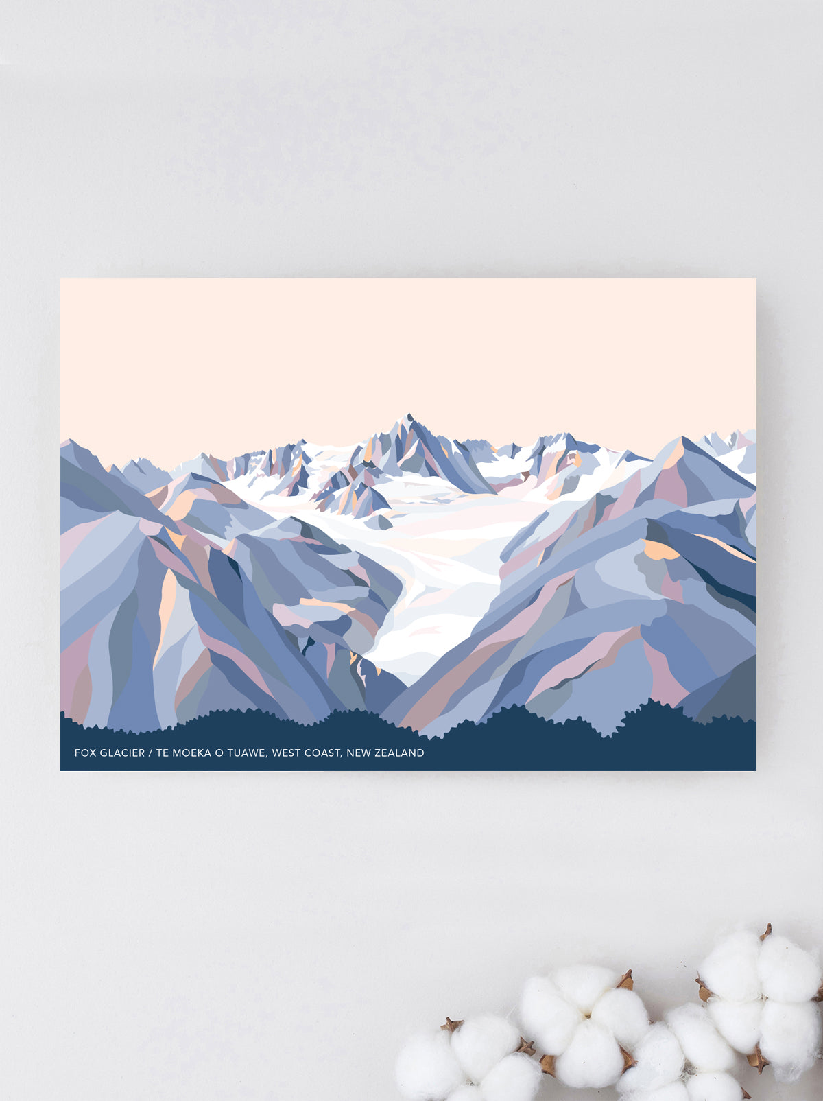 FOX GLACIER, WEST COAST, New Zealand Greeting Card