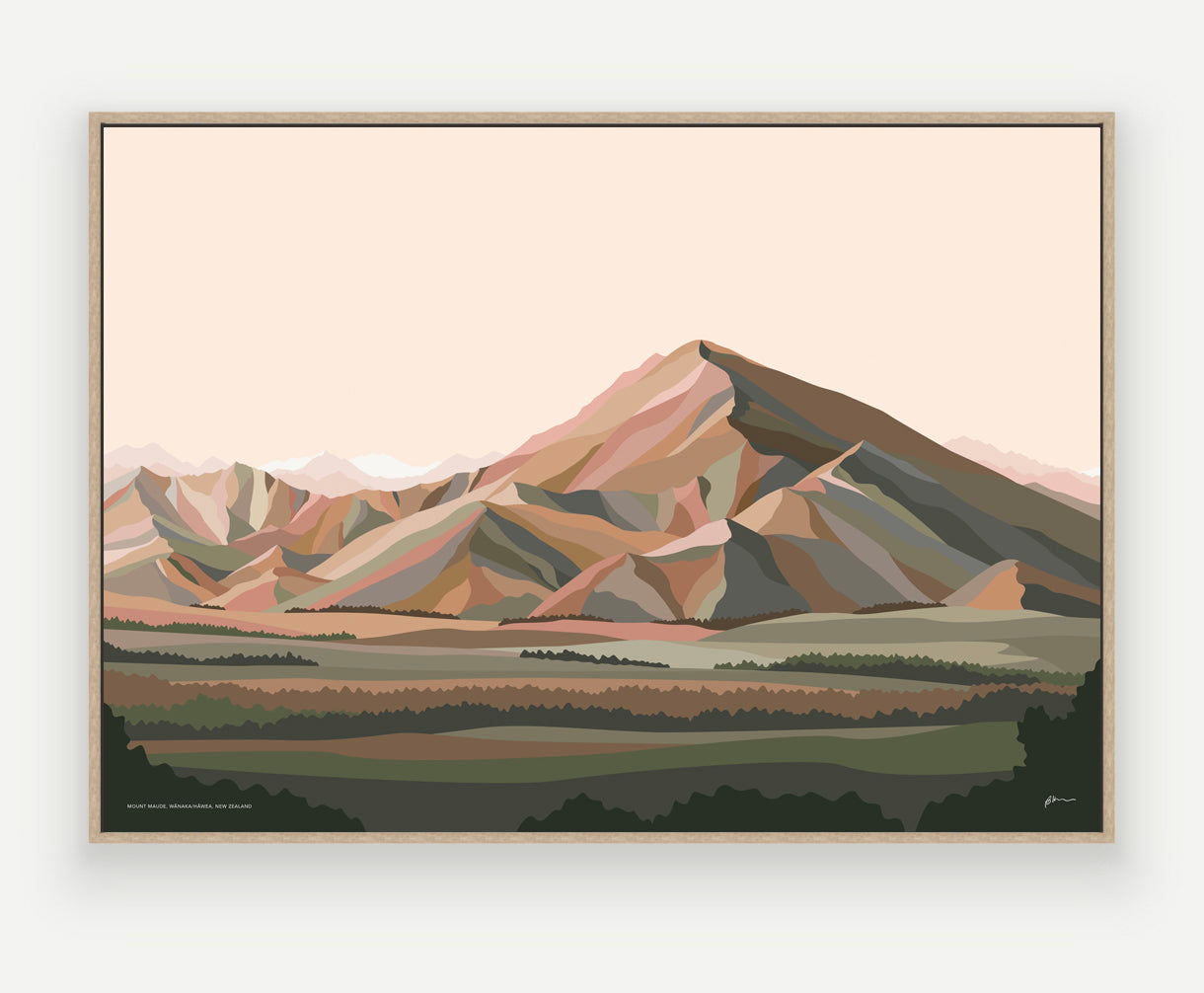 WHOLESALE - Mt Maude Art Print (2 colourways)
