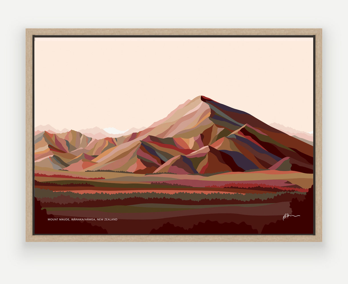 WHOLESALE - Mt Maude Art Print (2 colourways)