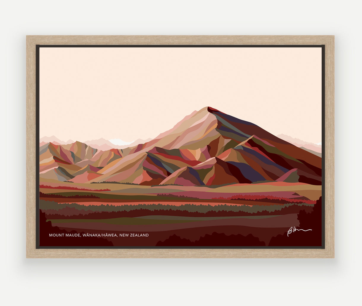 WHOLESALE - Mt Maude Art Print (2 colourways)