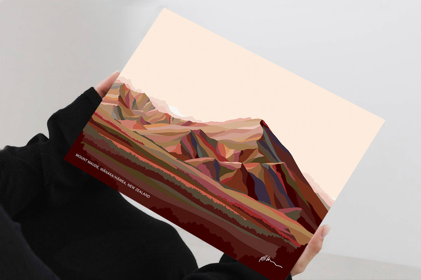 WHOLESALE - Mt Maude Art Print (2 colourways)