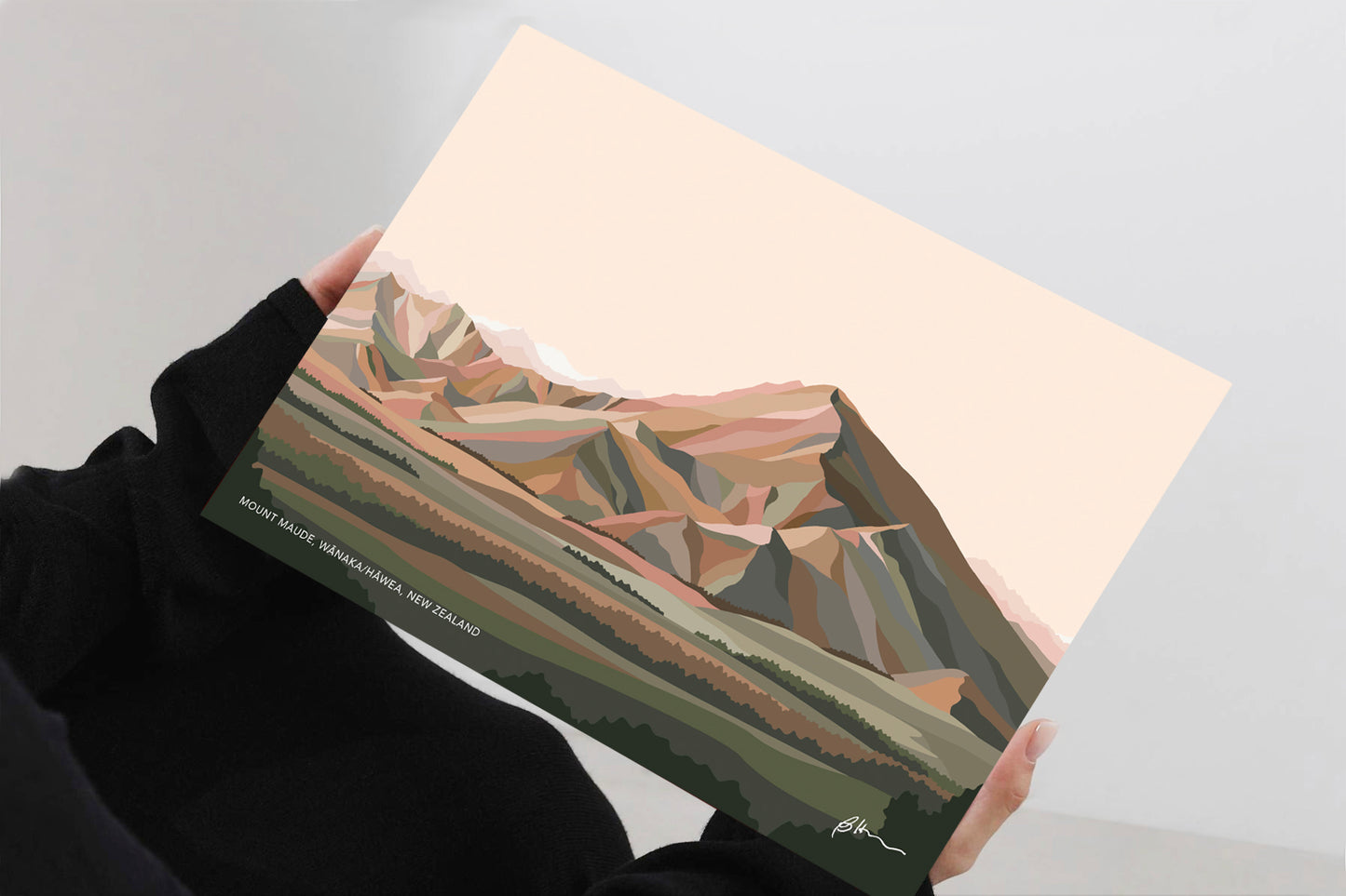 WHOLESALE - Mt Maude Art Print (2 colourways)