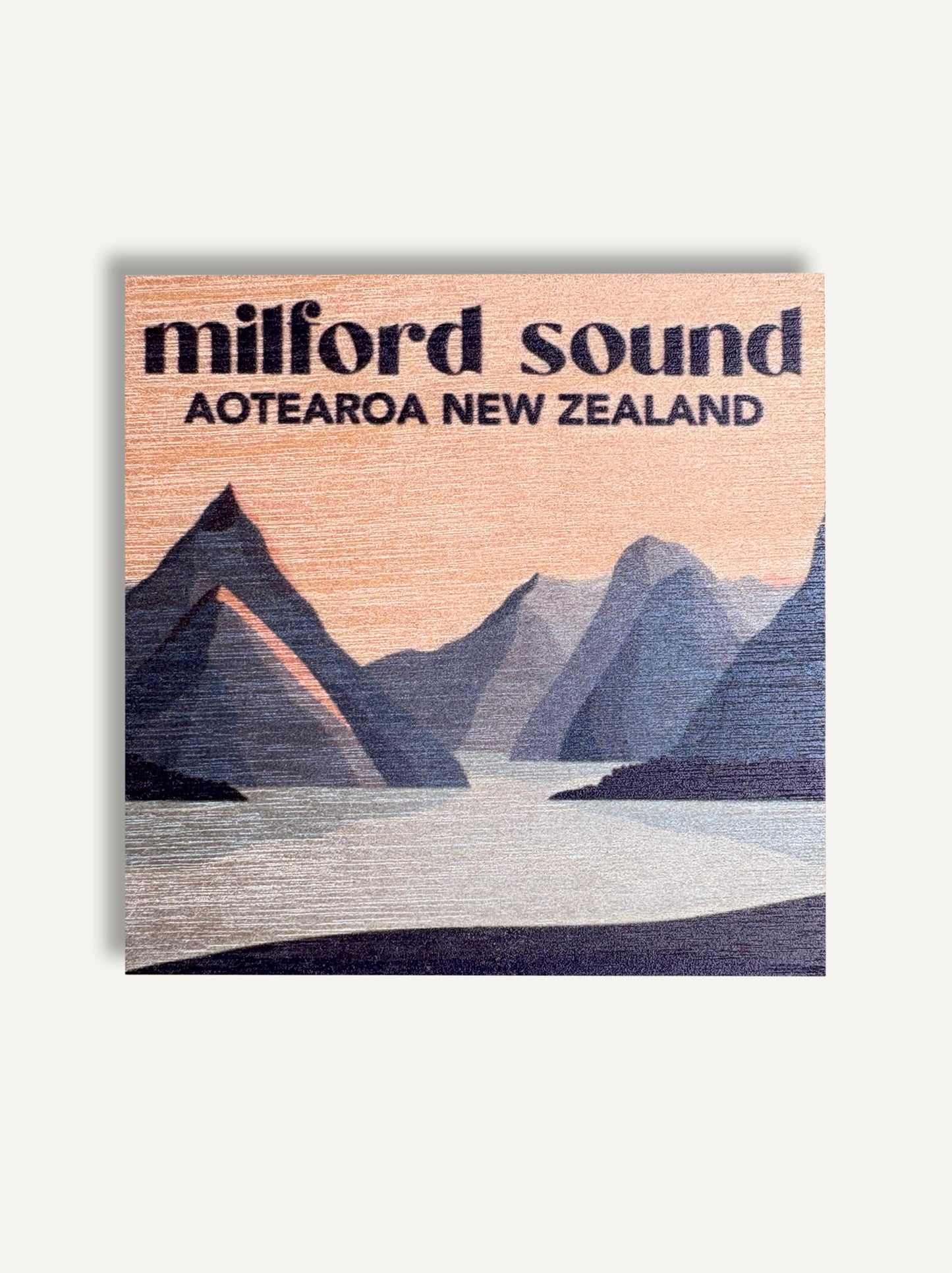 milford sound new zealand fridge magnet