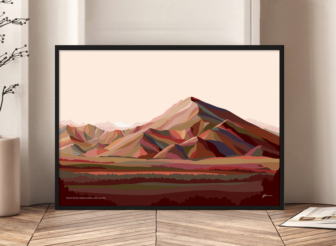 WHOLESALE - Mt Maude Art Print (2 colourways)