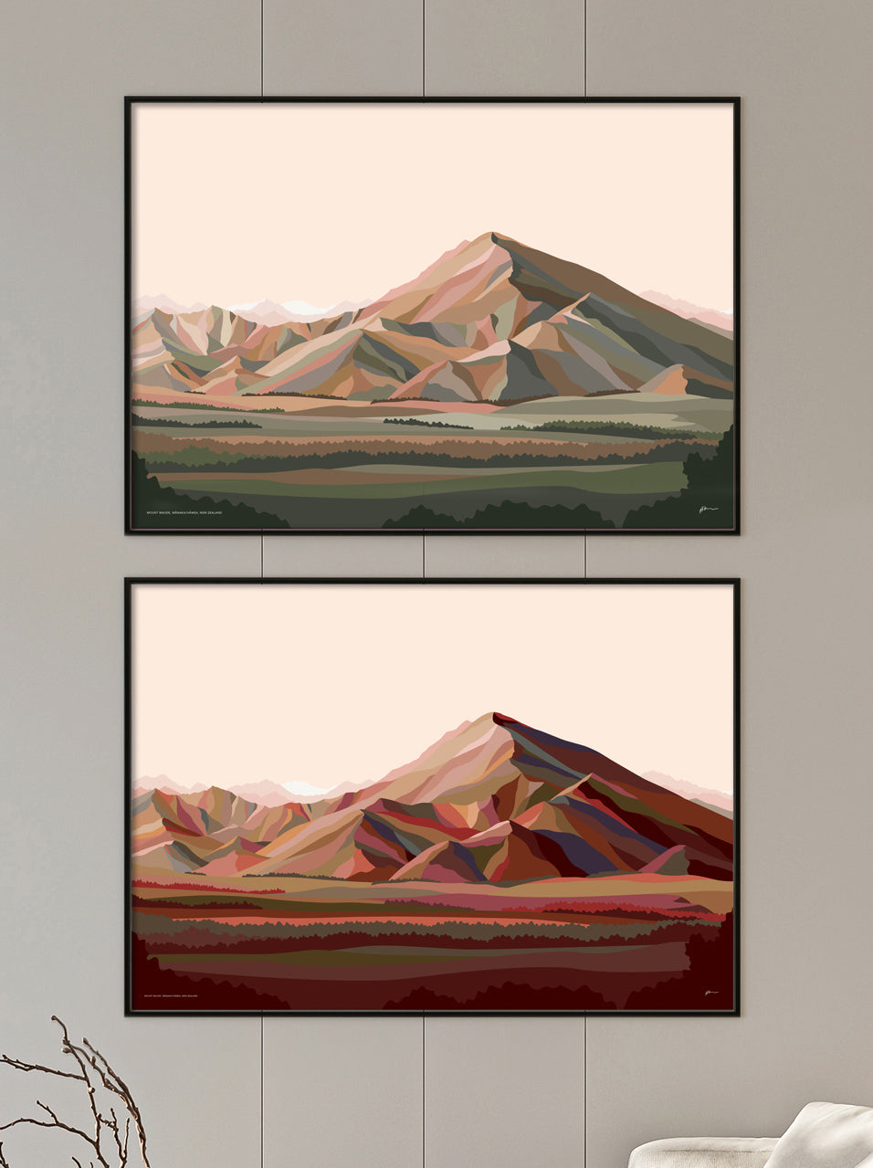 WHOLESALE - Mt Maude Art Print (2 colourways)