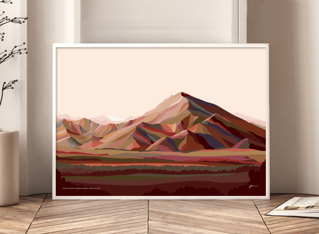 WHOLESALE - Mt Maude Art Print (2 colourways)