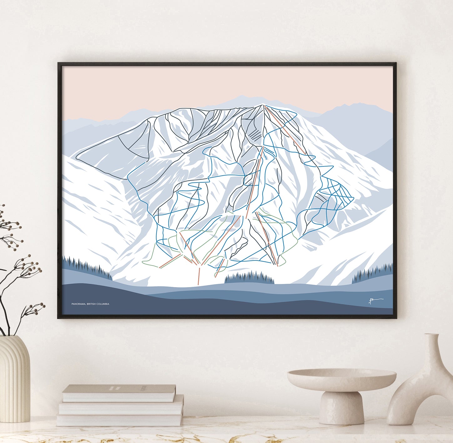 PANORAMA MOUNTAIN POSTER