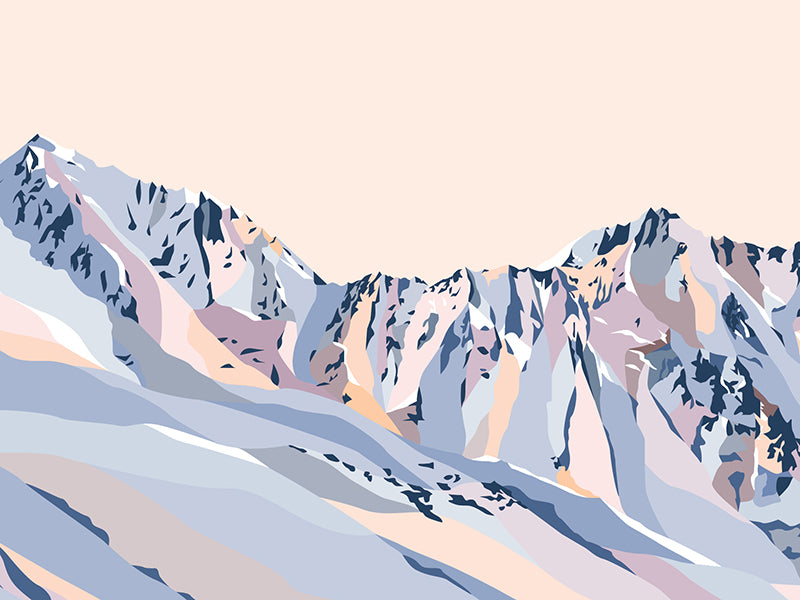 WHOLESALE Roy's Peak Hike, Lake Wānaka with white border