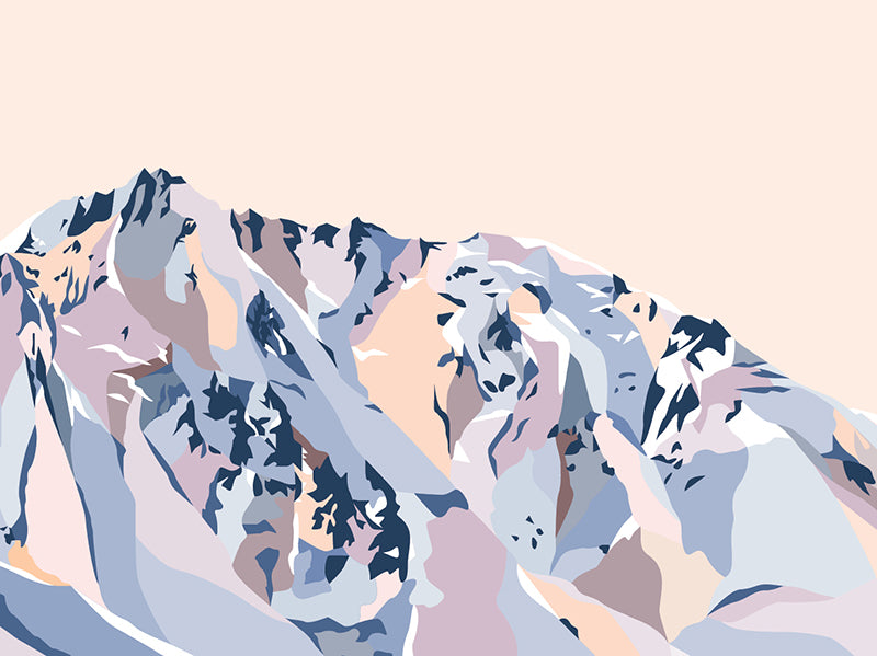 WHOLESALE Roy's Peak Hike, Lake Wānaka with white border