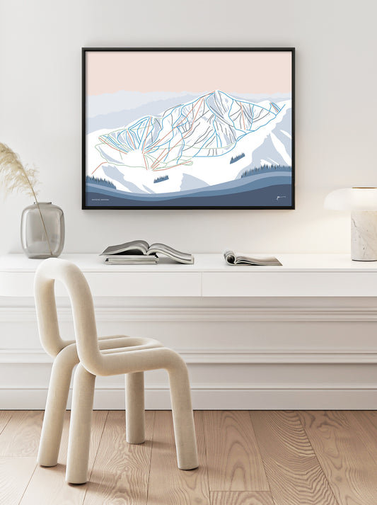 whitefish montana art print