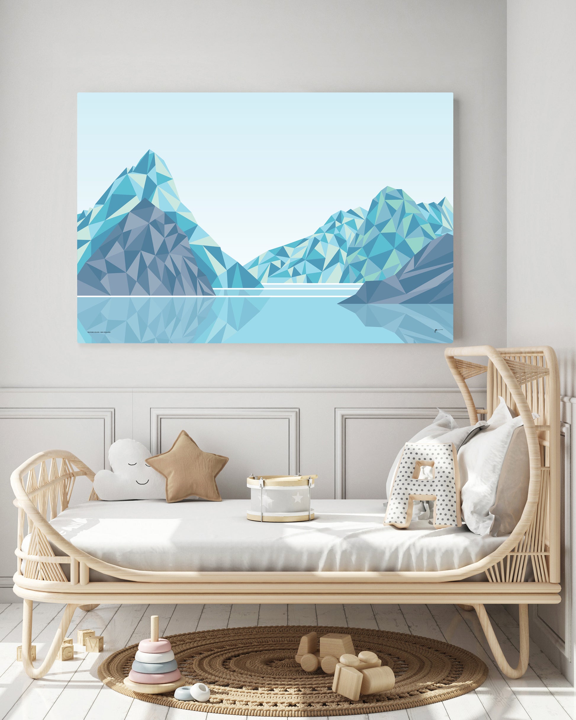 new zealand travel art milford sound