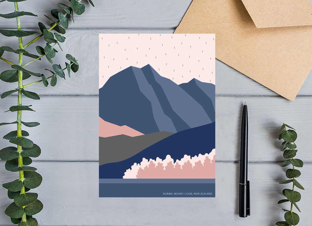 mt cook new zealand art