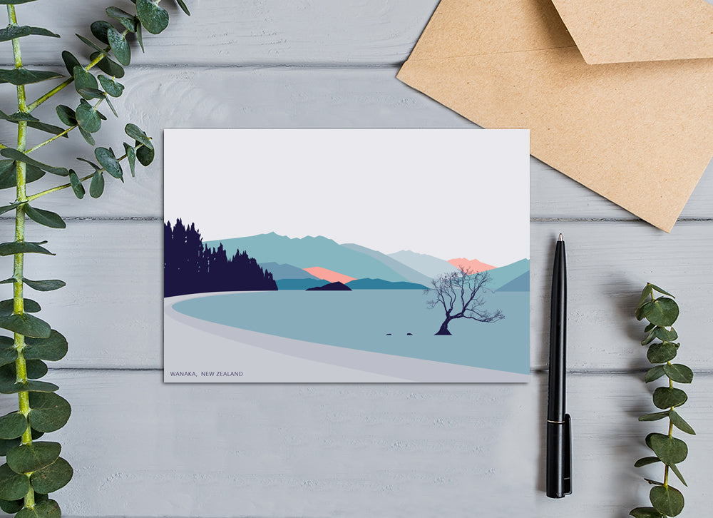 Wanaka Tree greeting card