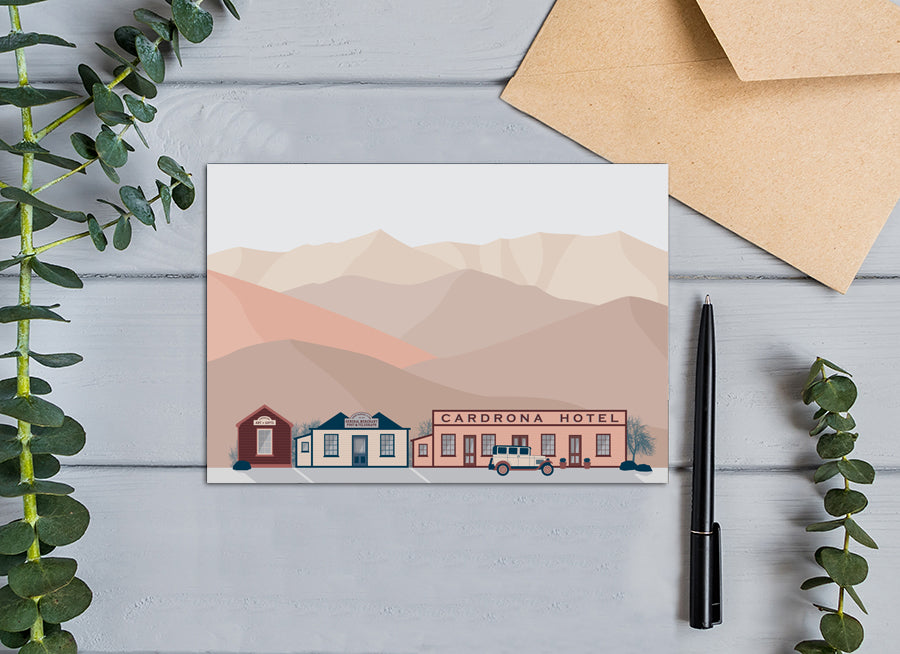 cardrona hotel greeting card