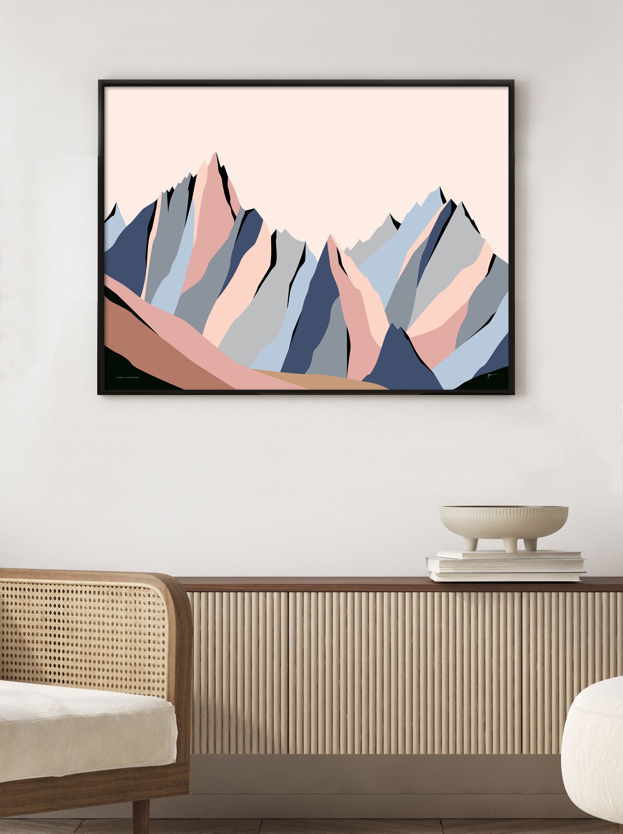 chamonix needles art print