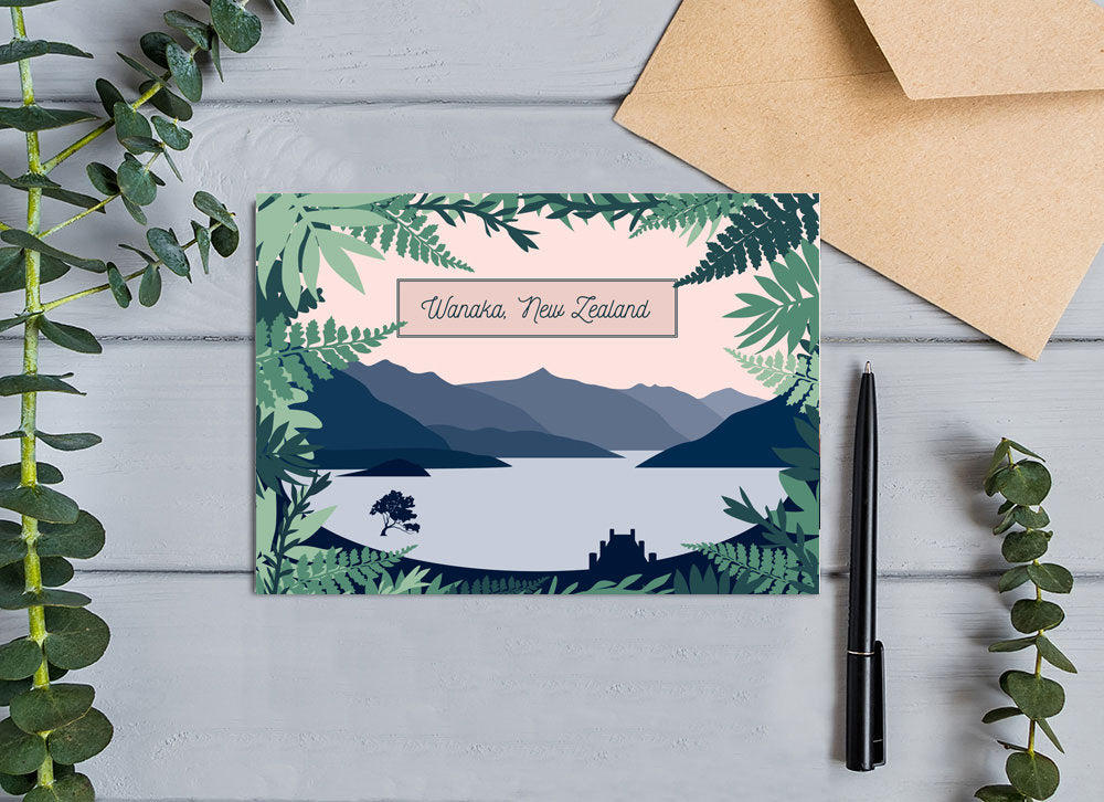 Wanaka greeting card