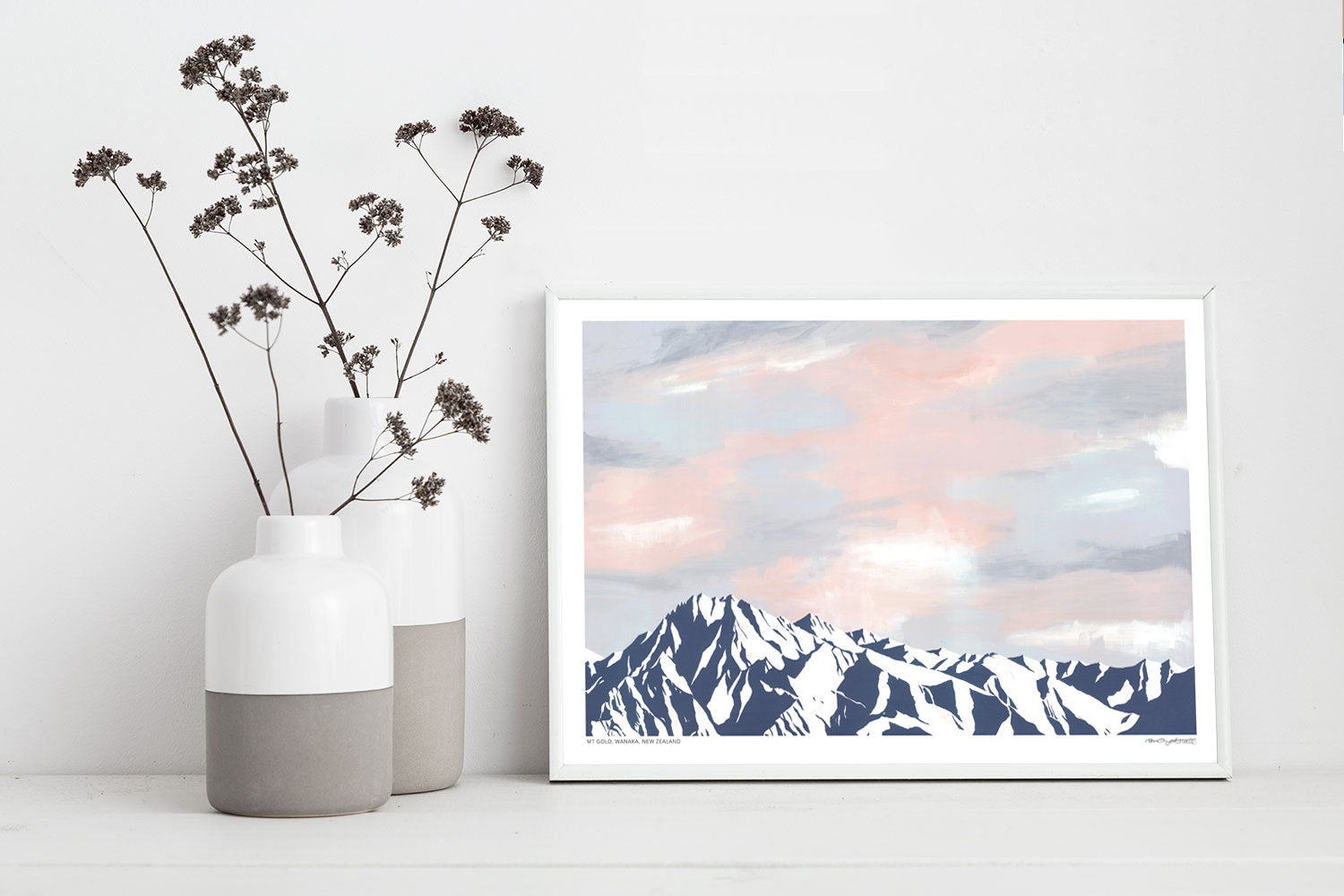 mt gold wanaka art print